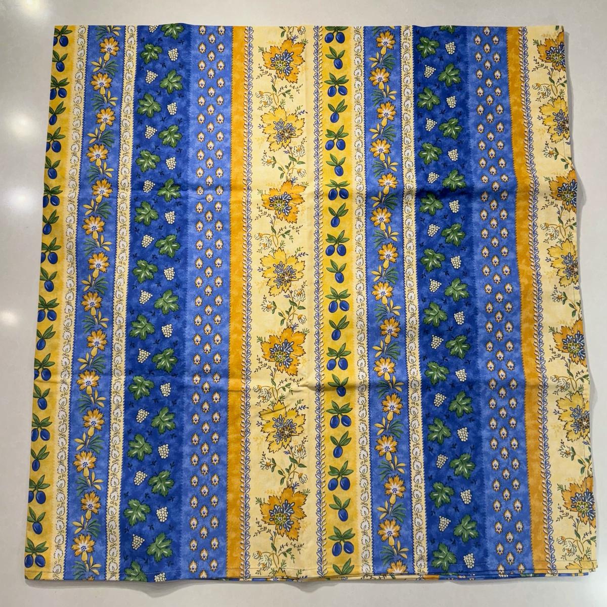 Le Cluny- Provence Monaco Blue Tablecloth (58" Square)