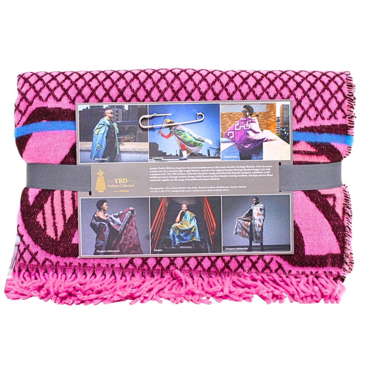 BLANKET BELLA VITA MORITSOANA FUCHSIA A