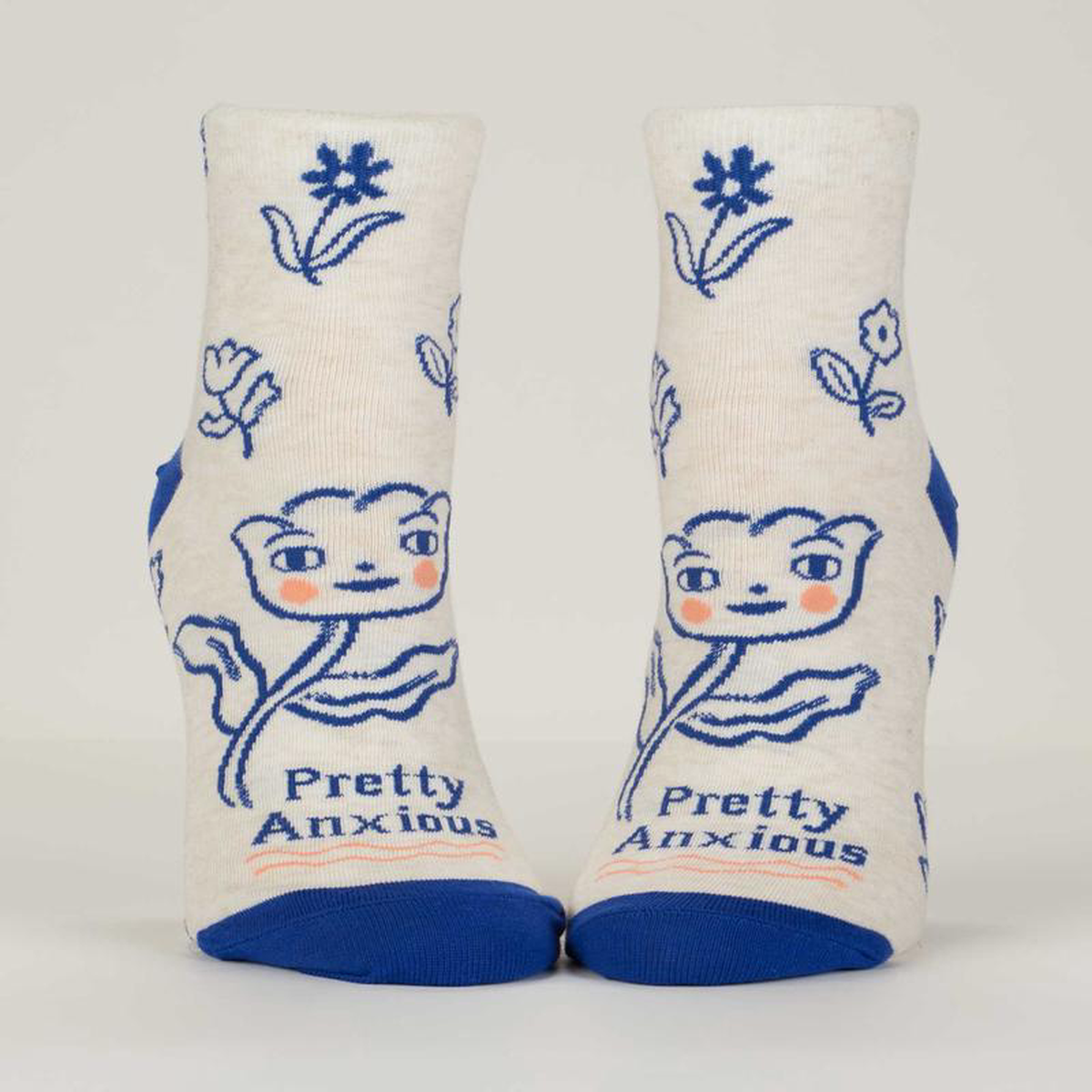 Blue Q Womens Ankle Socks Pretty Anxious