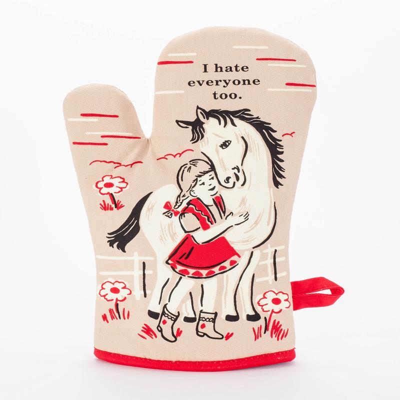 Blue Q Mitt - I Hate Everyone Too