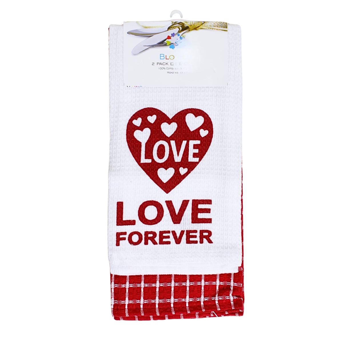 Dish Cloths Cotton Red A Each