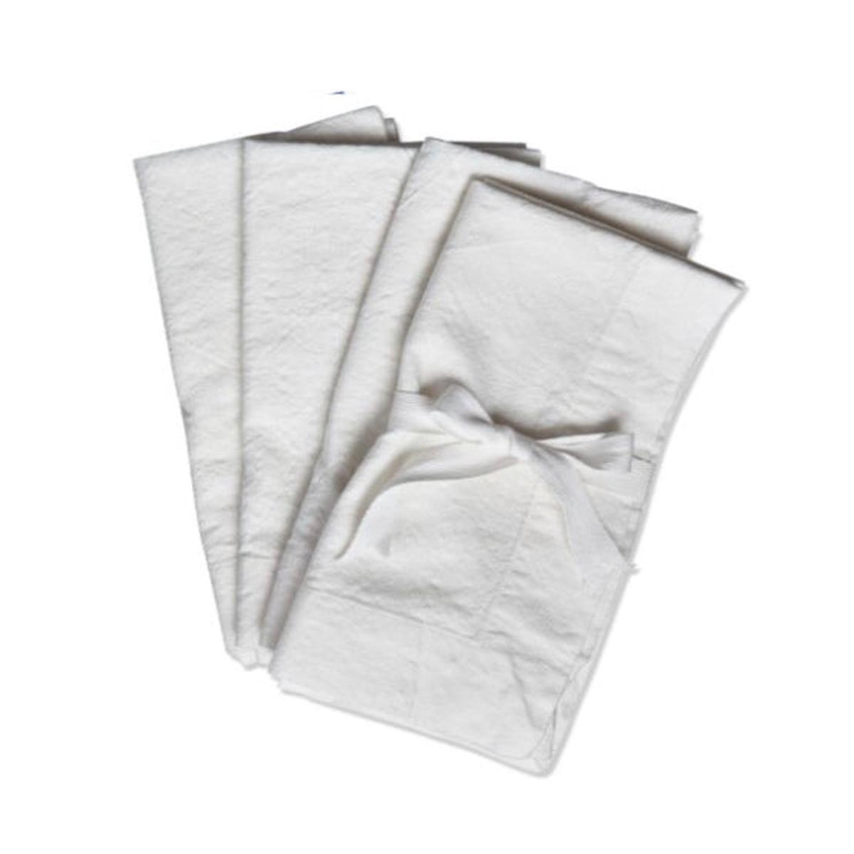 White Threads Slub Napkin 4/Set