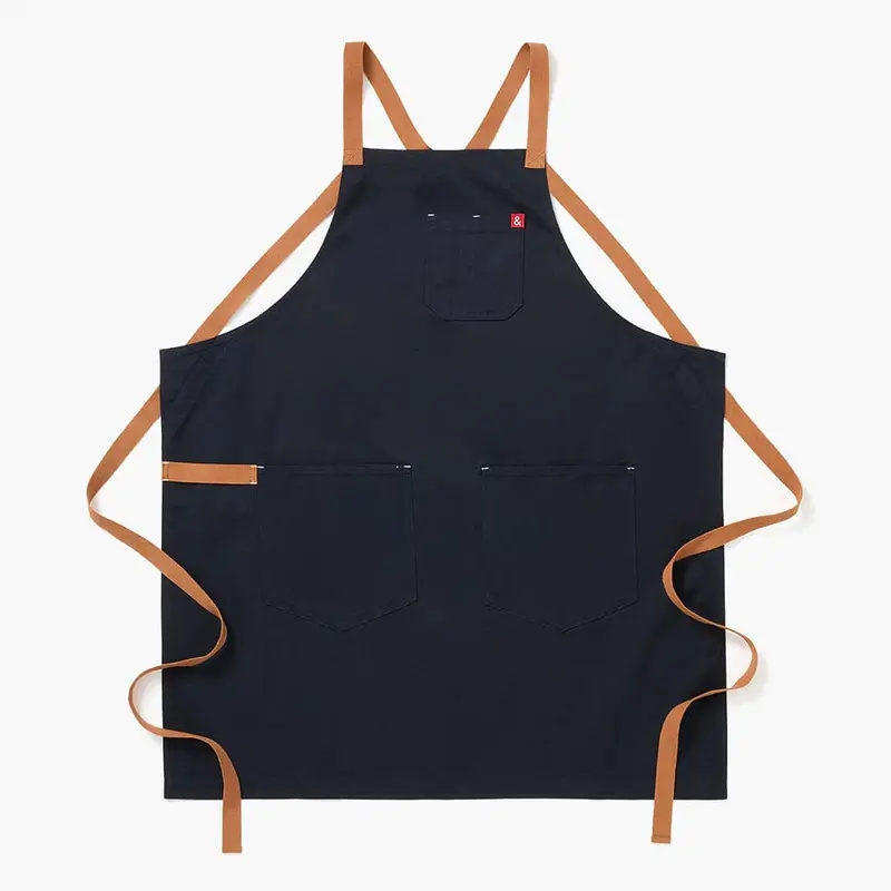 Hedley & Bennett Crossback Apron - Midnight Cider