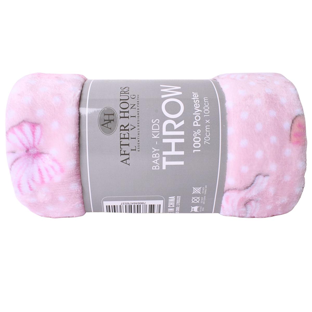 THROW BABY PINK A