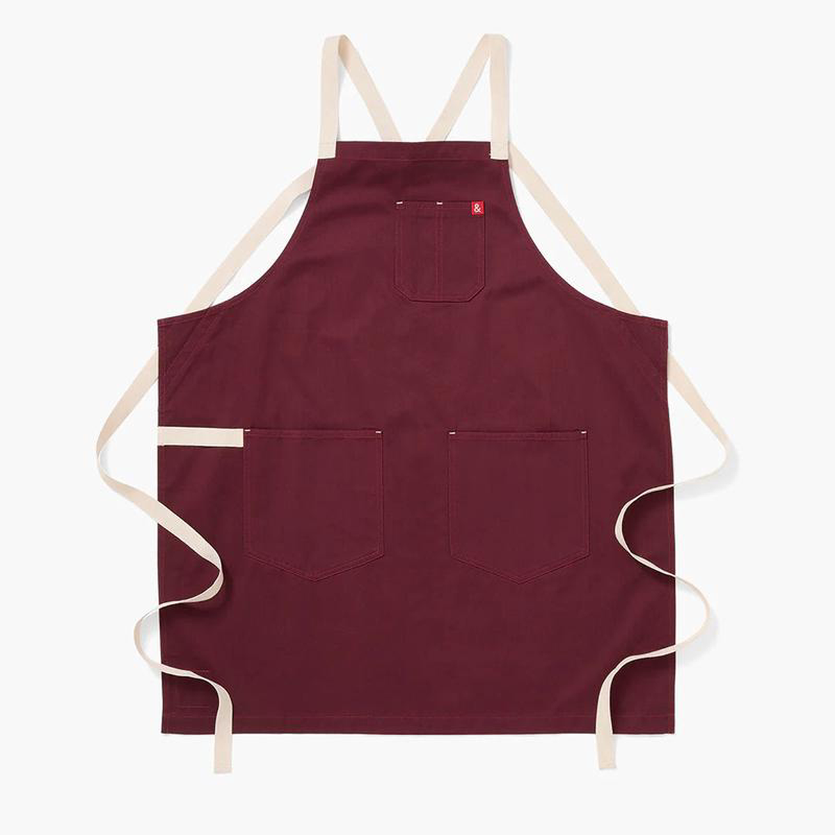 Hedley & Bennett Crossback Apron House Red