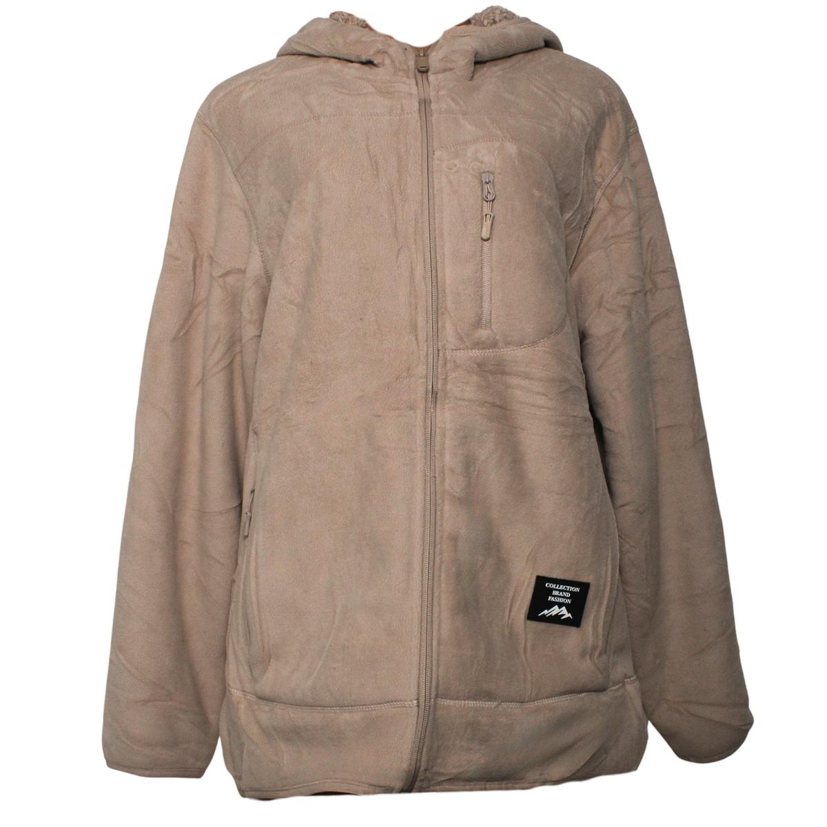 Jacket Fur Men Beige 4x Large