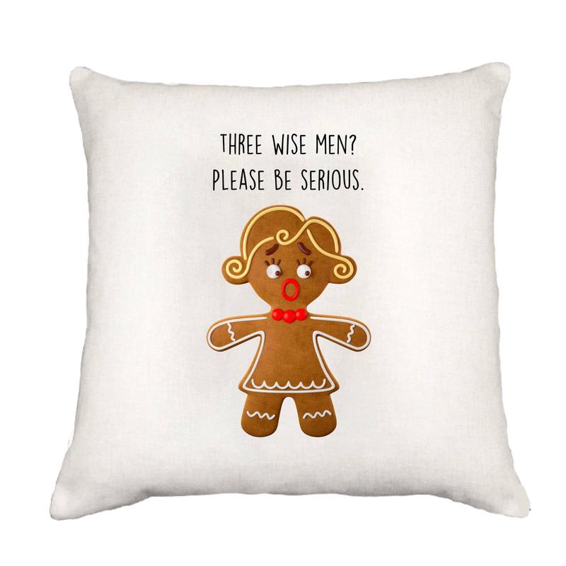 THREE WISE MEN SQUARE PILLOW