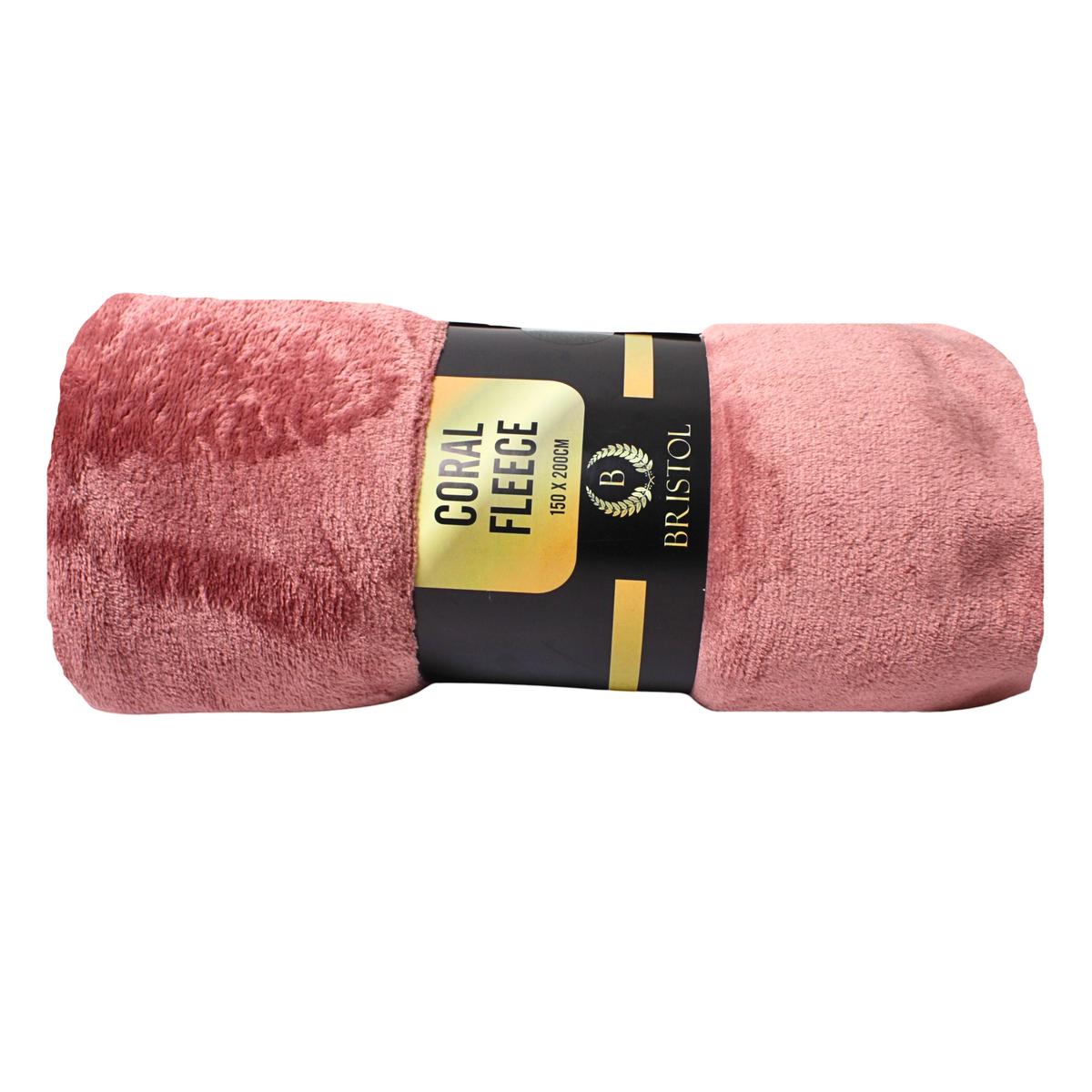 Throws Coral Dusty Pink