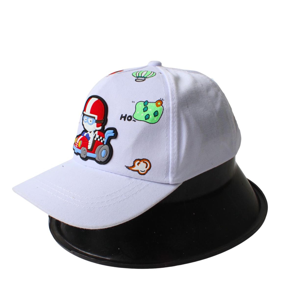 Cap Kiddies Cartoon Car White