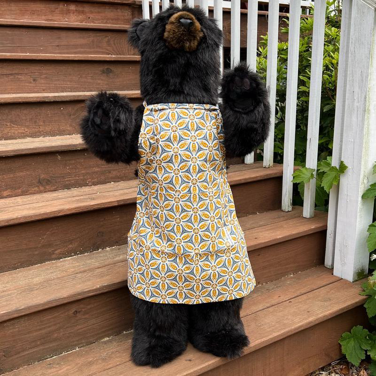 New Wing Studio- Kids Apron More Bees Please