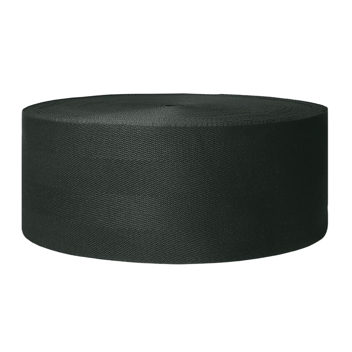 Polyester herringbone Anthracite border tape