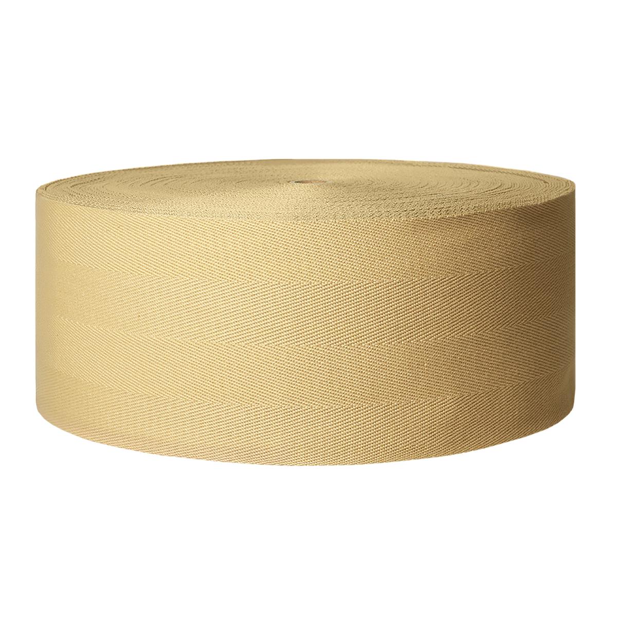 Polyester herringbone Sahara Sand border tape