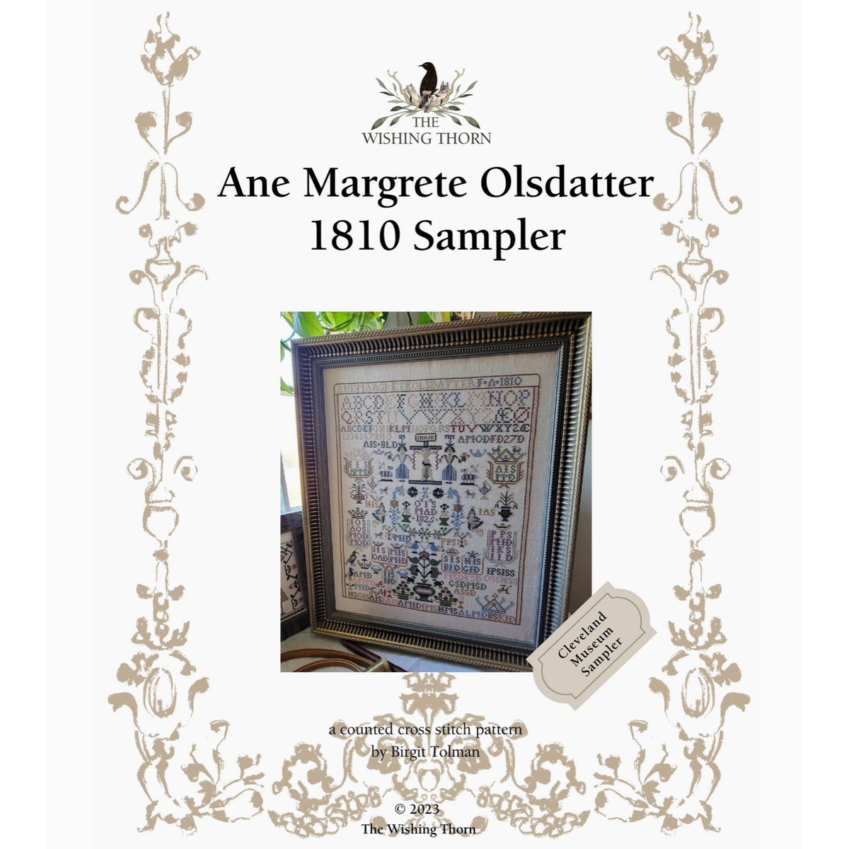 The Wishing Thorn | Ane Margrete Olsdatter 1810 Sampler Pattern