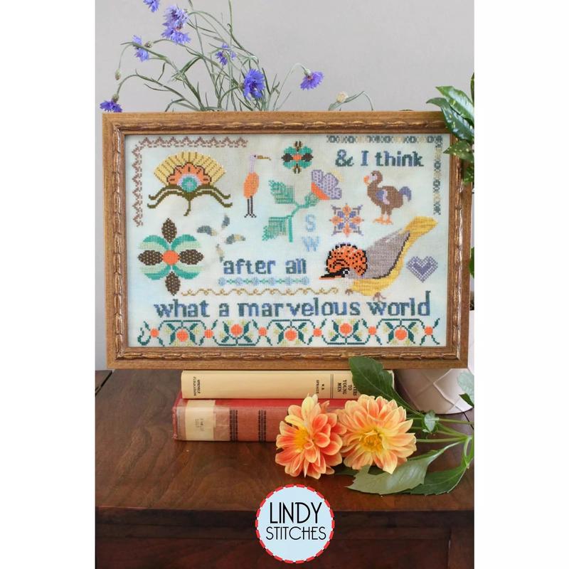 Lindy Stitches ~ Marvelous World Pattern