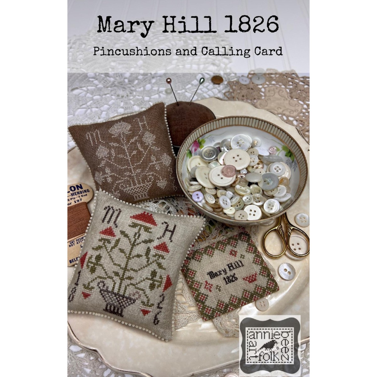 Annie Beez Folk Art ~ Mary Hill 1826 Pattern