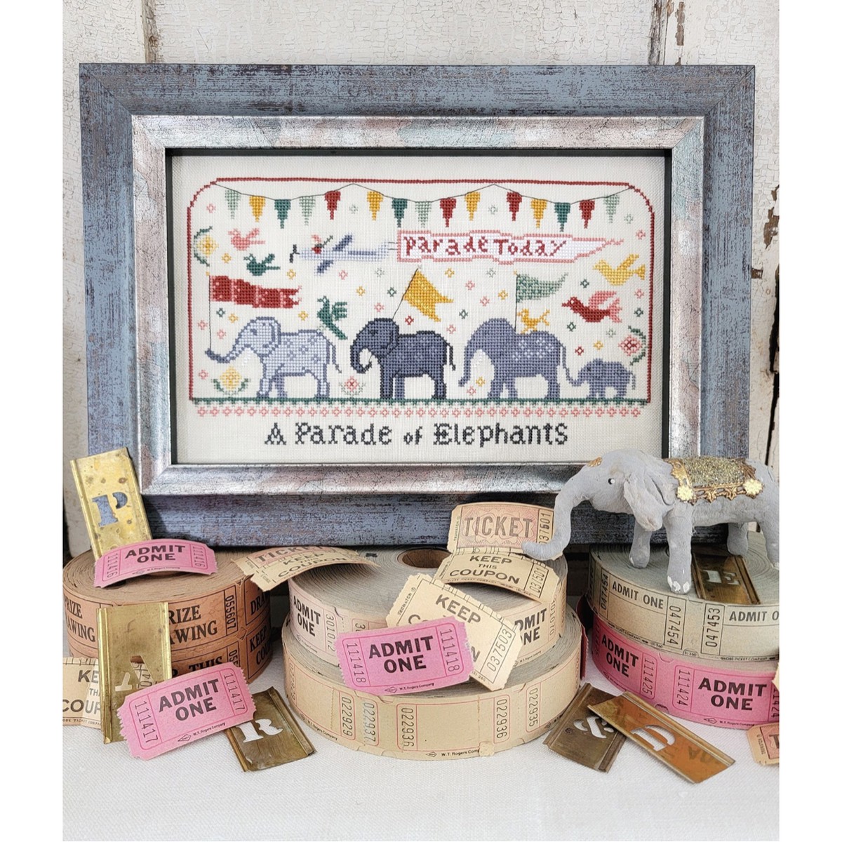 Hello from Liz Mathews ~ Parade of Elephants Pattern Market 2022