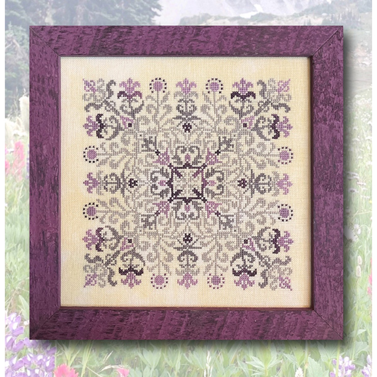 Ink Circles ~ Wildflowers Pattern
