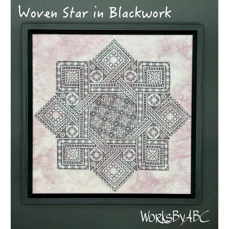 Works by ABC | Woven Star in Blackwork NM25