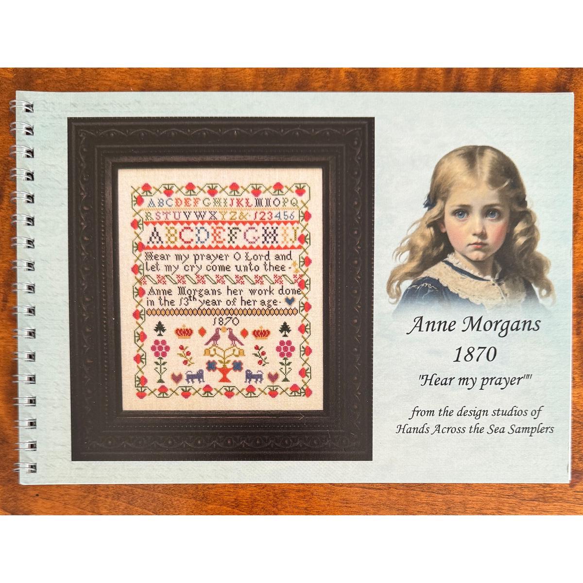 Hands Across The Sea Samplers | Anne Morgans 1870 Sampler Pattern Booklet
