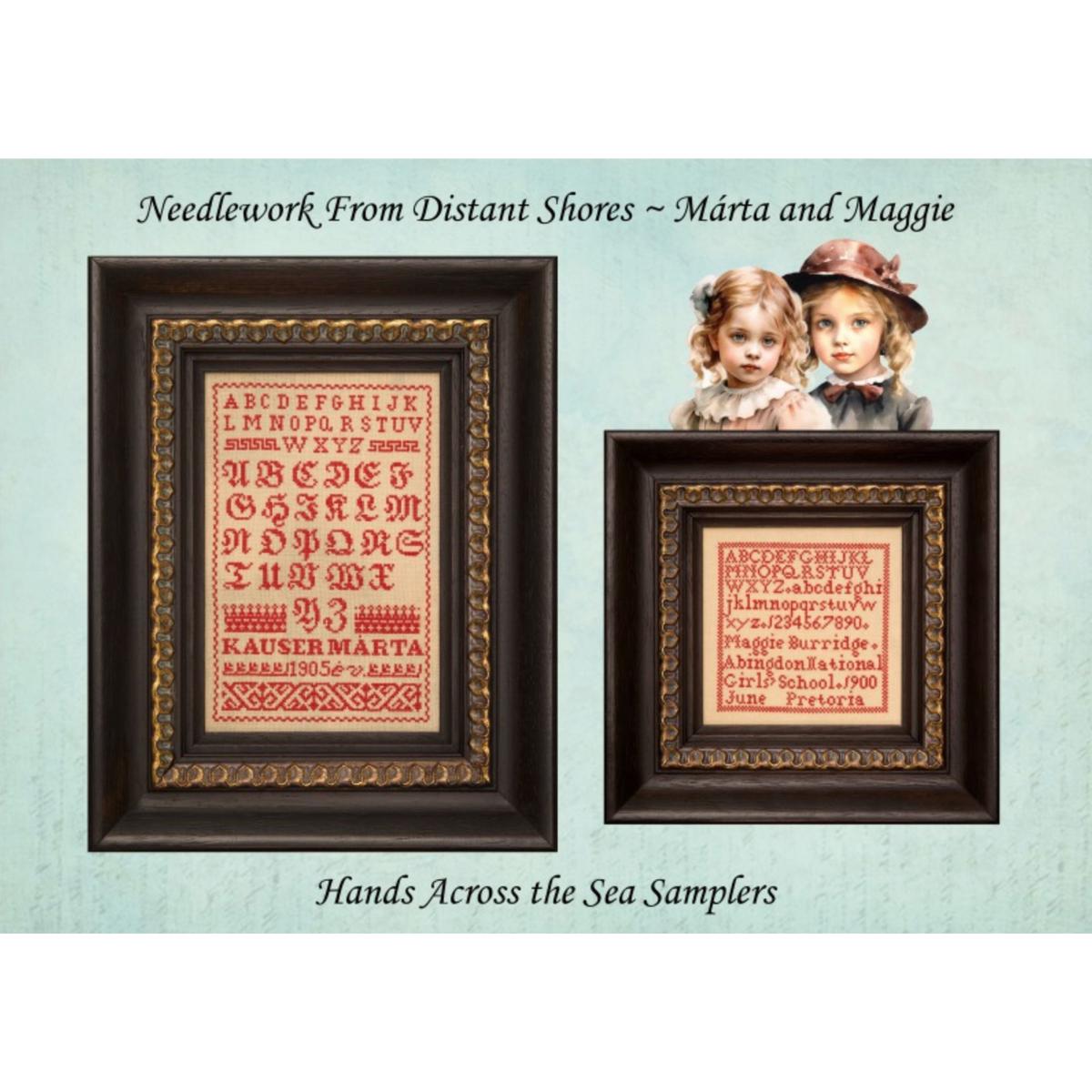 Hands Across The Sea Samplers | Needlework From Distant Shores Mrta Kauser and Maggie Burridge Sampler Pattern Booklet