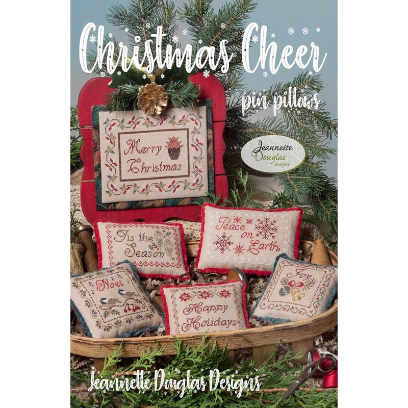 Jeannette Douglas ~ Christmas Cheer Pin Pillows Pattern