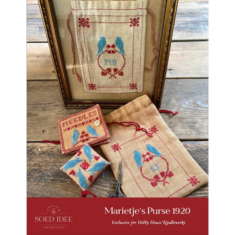 Atelier Soed Idee Hobby House Needleworks Exclusive ~ Marietje's Purse 1920