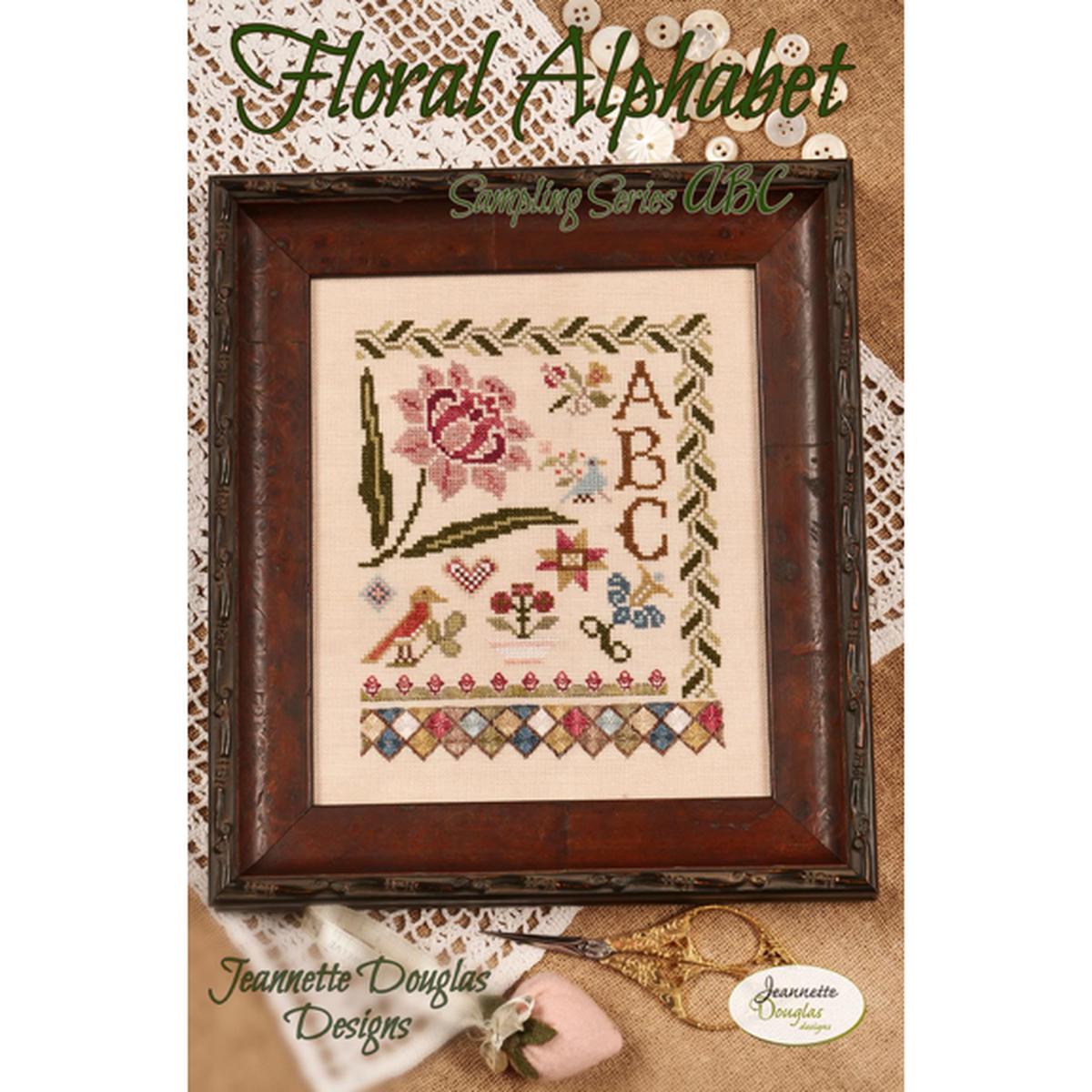 Jeannette Douglas Designs | Floral Alphabet Sampling Series - ABC MARKET 2025