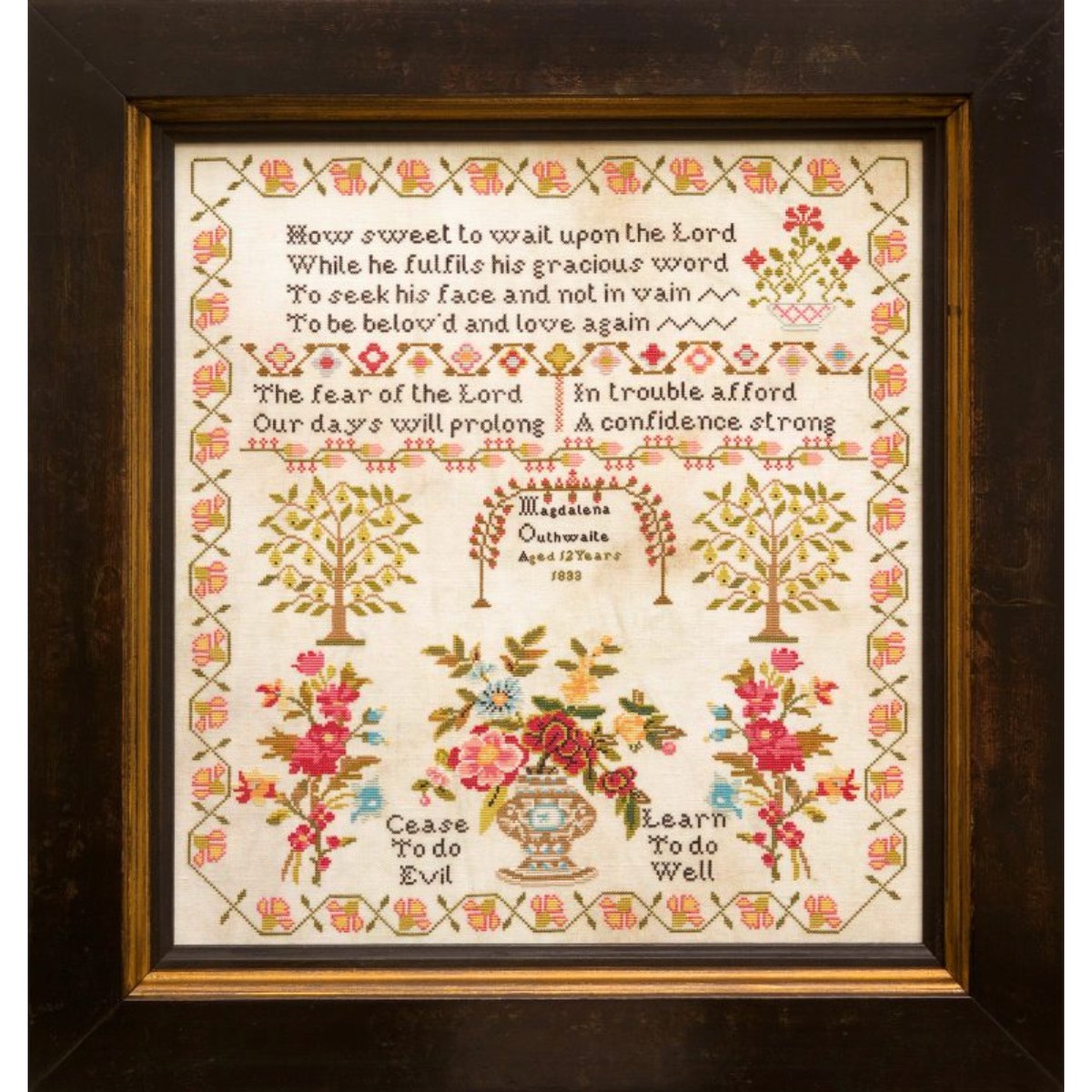 Hands Across The Sea Samplers | Magdalena Outhwaite 1833
