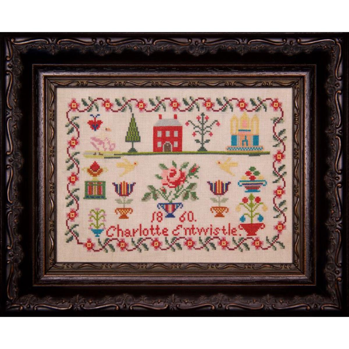 Hands Across The Sea ~ Charlotte Entwistle 1860 Sampler Pattern Printed Booklet