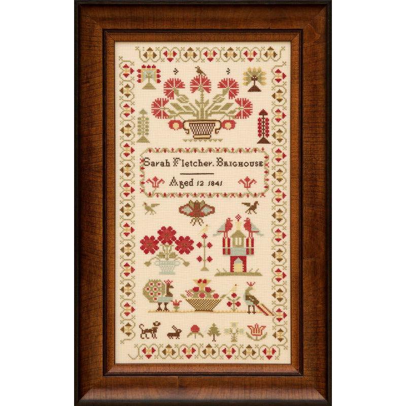 Hands Across The Sea ~ Sarah Fletcher 1841 Sampler Pattern Booklet