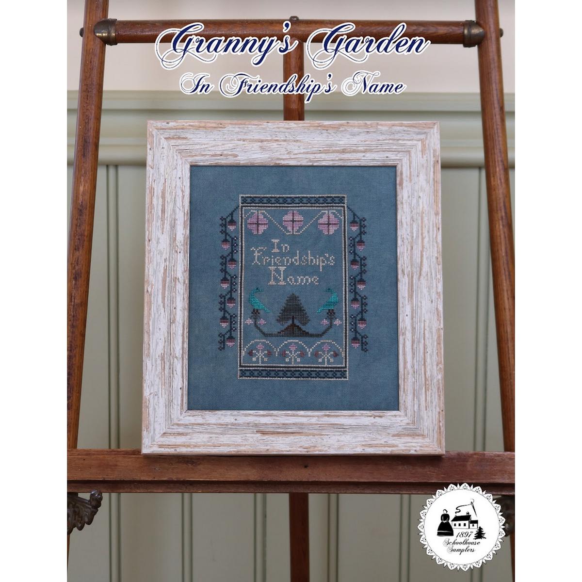 1897 Schoolhouse Samplers ~ Granny's Garden In Friendship's Name Sampler Market 2023