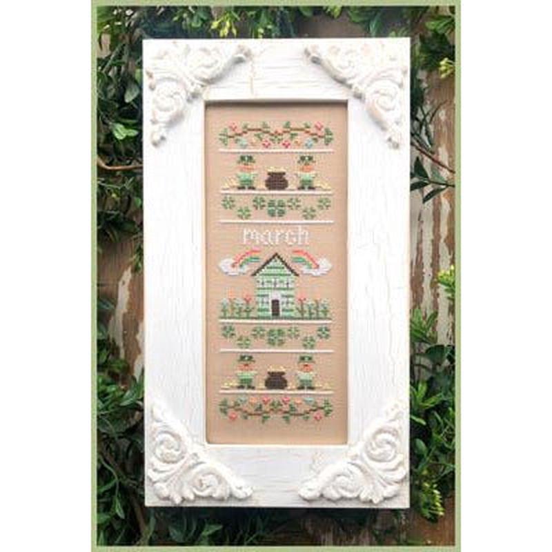 Country Cottage Needleworks - Sampler of the Month ~ March Pattern