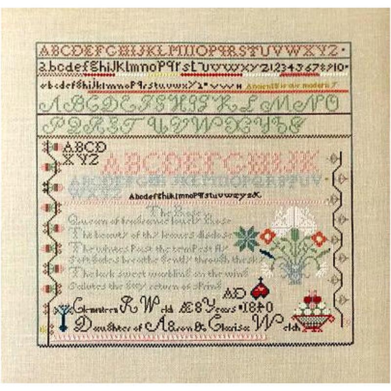Queenstown Sampler Designs | Clemonteen Welch Sampler Pattern