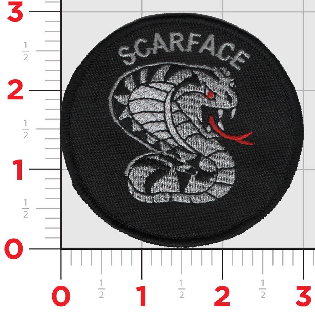 Official HMLA-367 Scarface Flightline Qual Patches