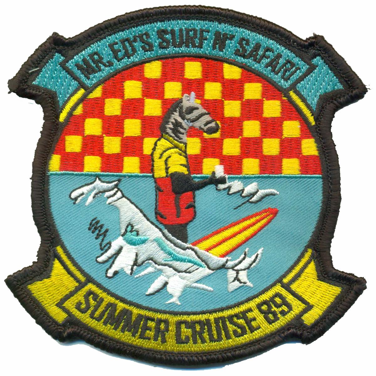 Official HMM-264 Mr Ed Surfin' Safari '89 Cruise Patch