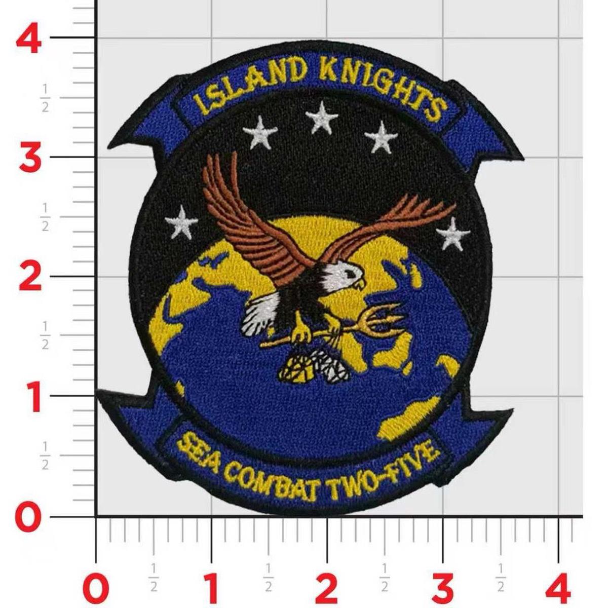 Officially Licensed US Navy HSC-25 Island Knights Squadron Patch
