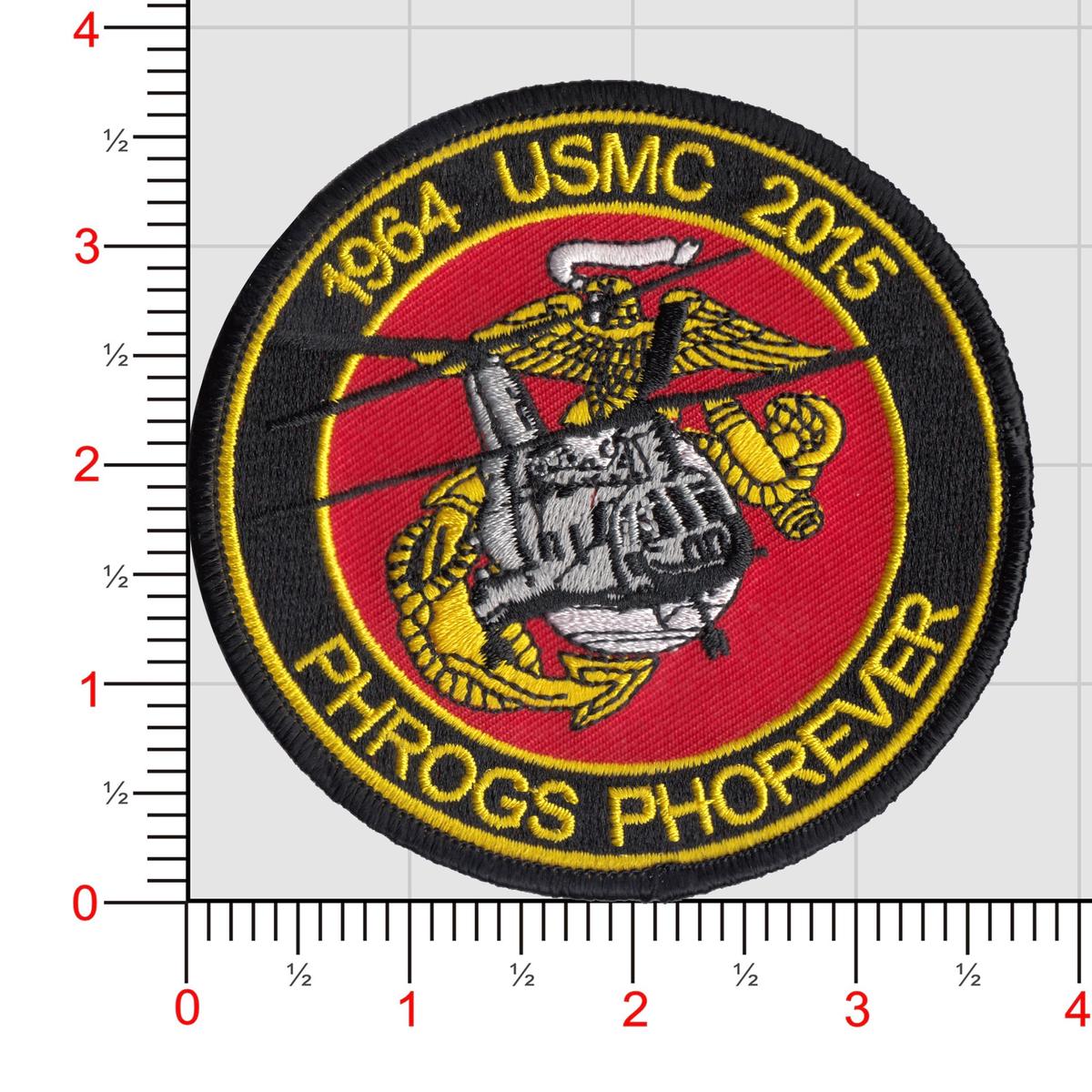 Officially Licensed USMC CH-46 Phrog Commemorative Patch