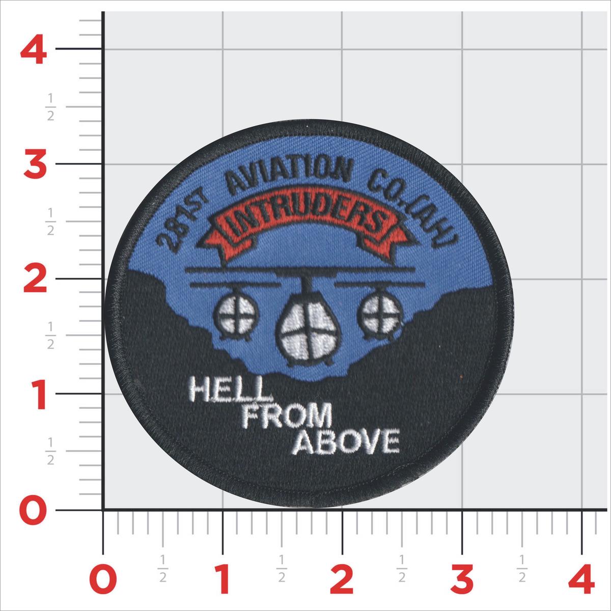 US Army 281st Aviation Company Intruders Patch