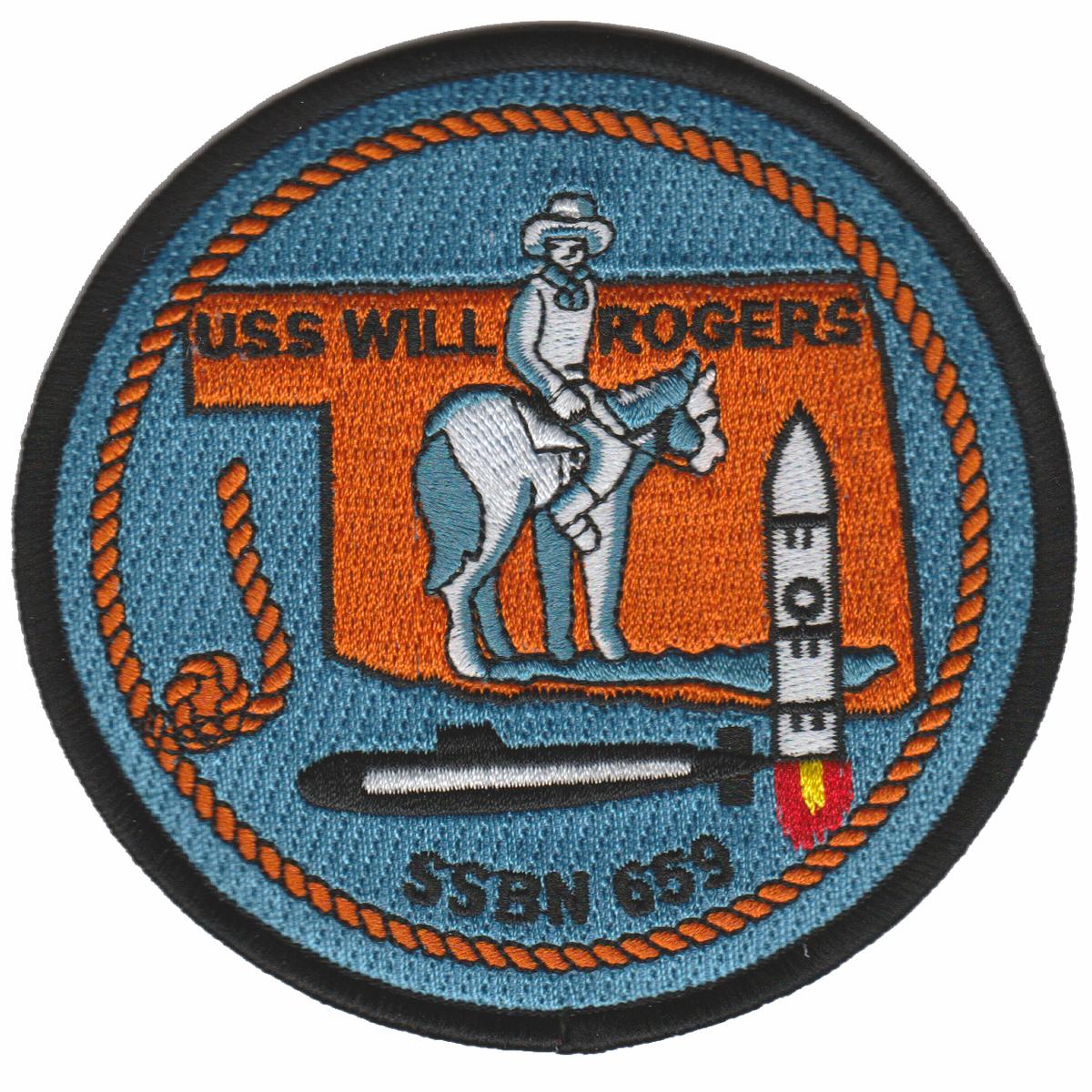 USS Will Rogers SSBN-659 Patch