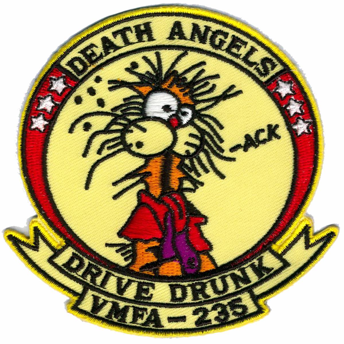 VMFA-235 Bill the Cat Drive Drunk Patch
