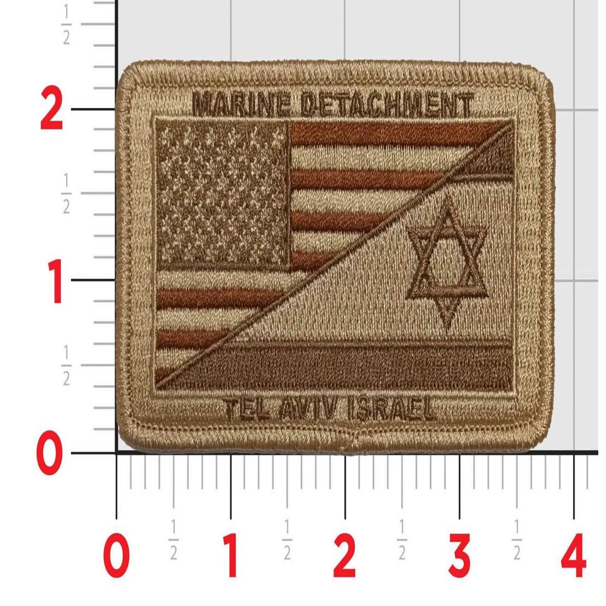 Official Marine Detachment Tel Aviv Israel Patch