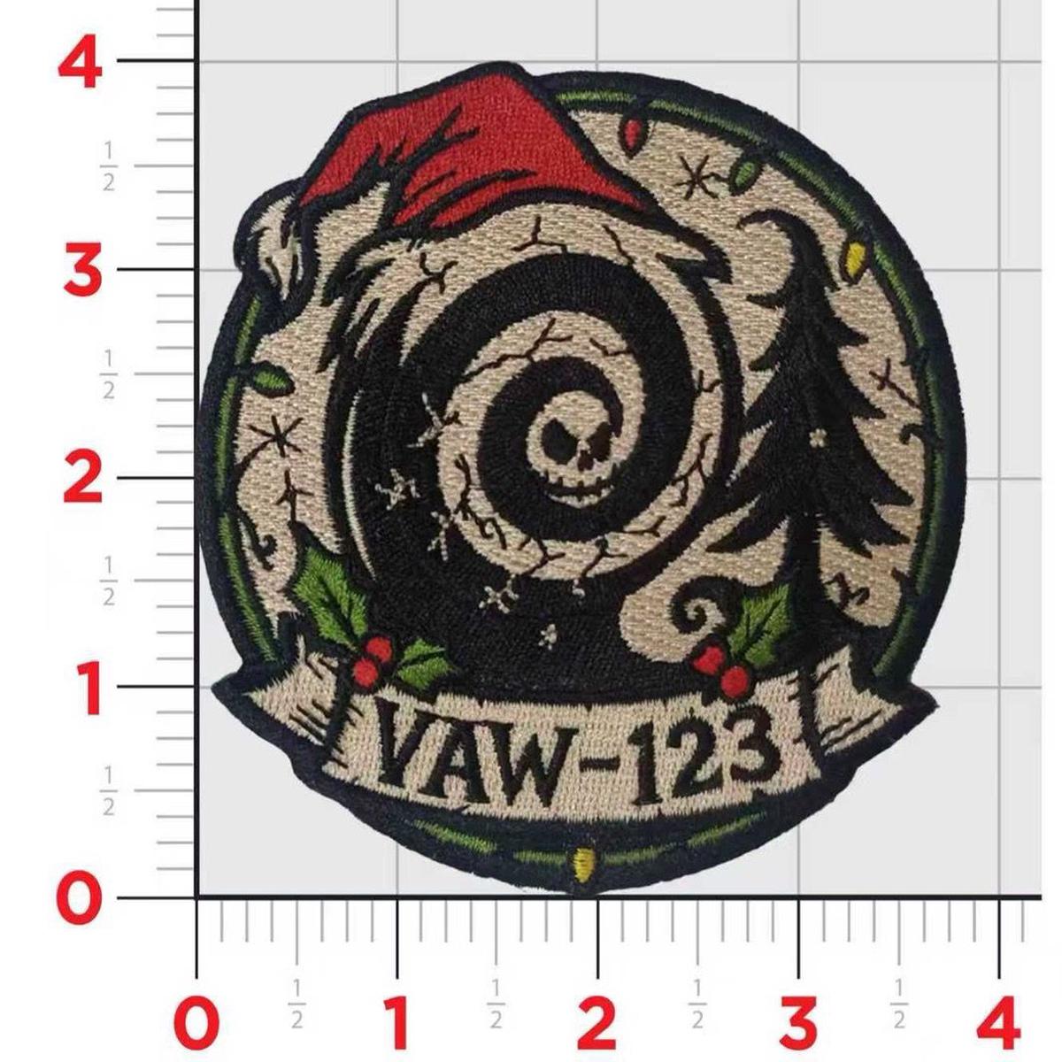 Official VAW-123 Screwtops Holiday Patch