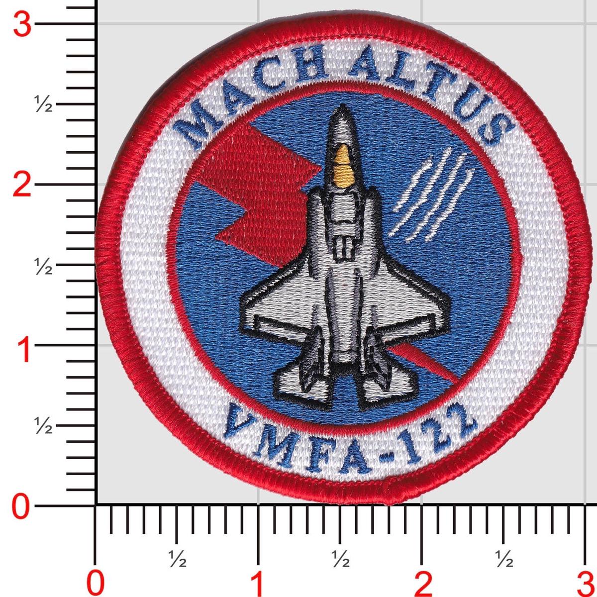 Official VMFA-122 Werewolves New F-35 shoulder patch