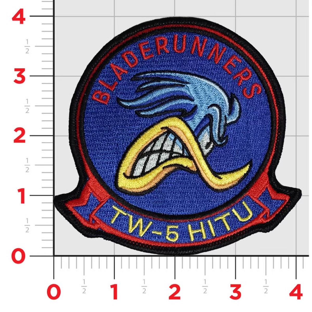 Officially Licensed Training Wing 5 TW-5 HITU Helicopter Instructor Training Unit Blade Runners Patches