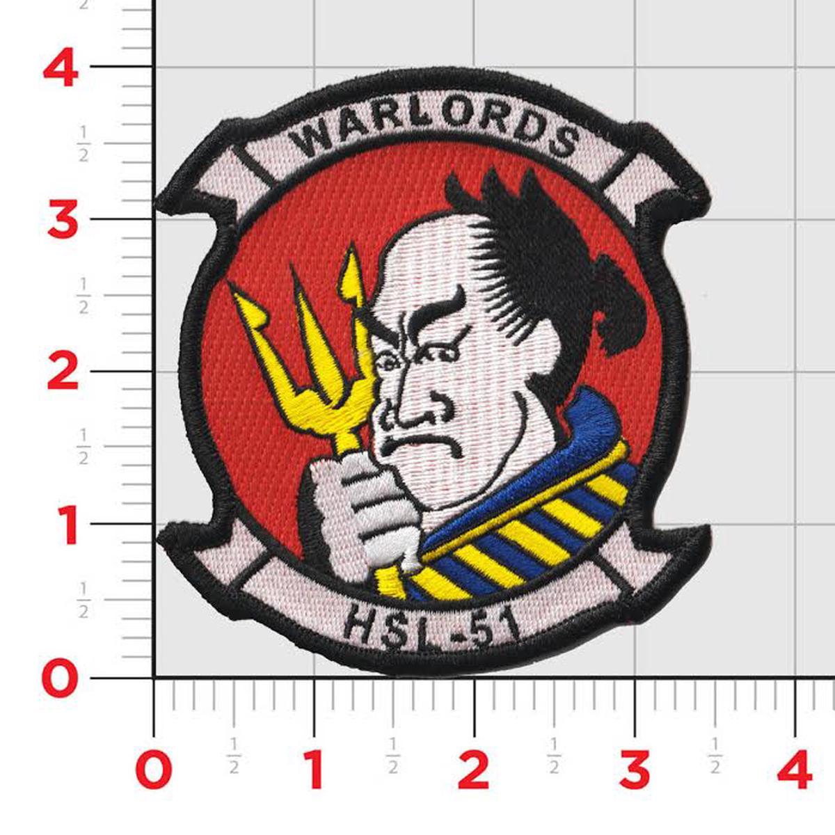 Officially Licensed US Navy HSL-51 Warlords Patch