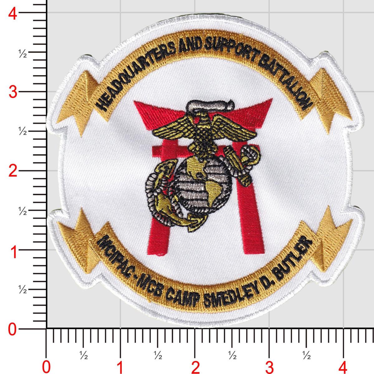 Officially Licensed USMC H&HS MCIPAC Camp Smedley Butler Patch