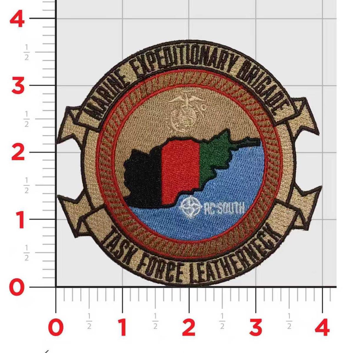 Officially Licensed USMC Marine Expeditionary Brigade MEB Task Force Leatherneck Afghanistan Patch