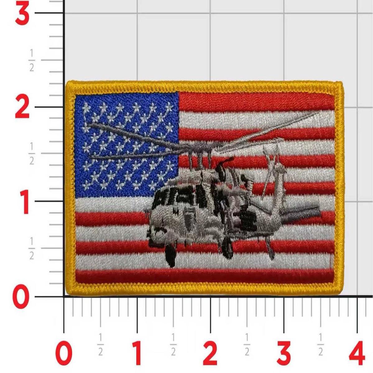 US Navy MH-60S American Flag