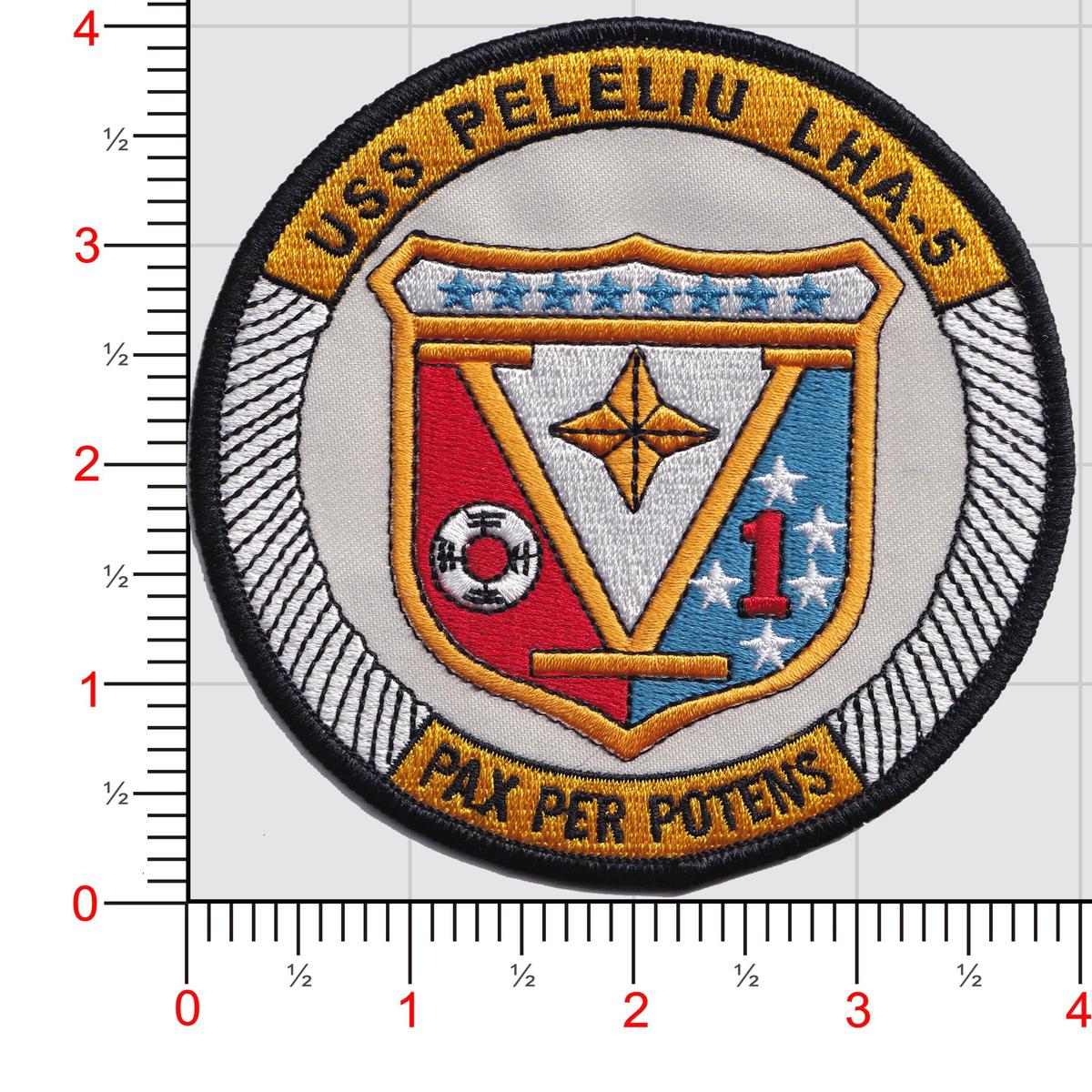 Officially Licensed US Navy USS Peleliu LHA-5 patch