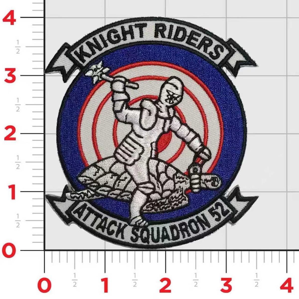 Officially Licensed US Navy VA-52 Knight Riders Patch